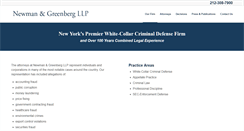 Desktop Screenshot of newmangreenberg.com